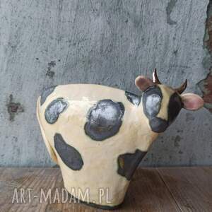 handmade ceramika krowa
