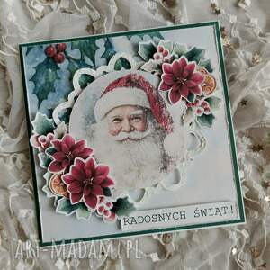 święta upominek - Mikołaj 3, kartka świąteczna