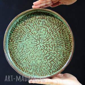 handmade ceramika patera ceramiczna turkus