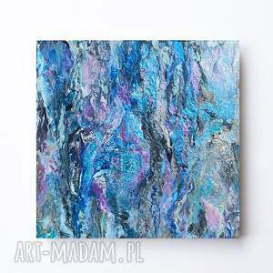 deszcz emocji, obraz abstrakcja, akrylowy prezent do domu, dekoracja