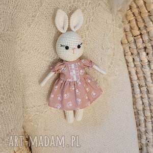 handmade lalki króliczek w sukience - wzór 2