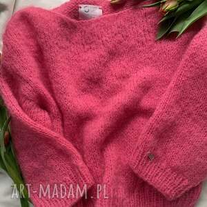 sweter pomelo pink alpaka wełana