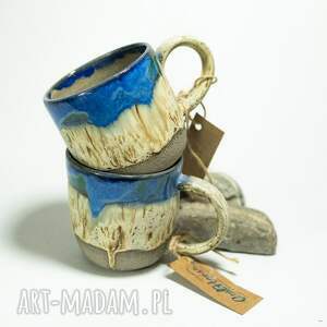 ręcznie zrobione ceramika 2szt kubki ceramiczne - bażant - 350ml