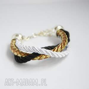 handmade bracelet by sis: elegancka bransoletka ze sznurków