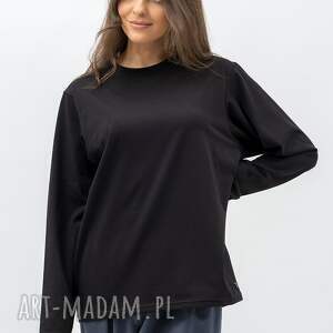 LONGSLEEVE LILY CZARNY, bluzka damska, bawełniana