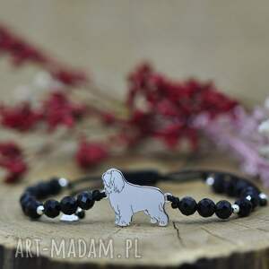 polski owczarek nizinny - bransoletka z psem, srebro 925 pasienie psai miłość