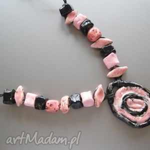 handmade naszyjniki naszyjnik „różowy”