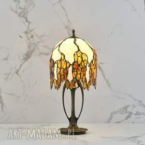 lampa na biurko, komodę z bursztynem bałtyckim 400g - bergamo rzemiosło