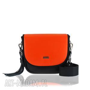 torebka puro saszka 2511 orange leather codzień