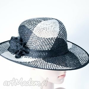 dodatki kapelusz słomkowy elizabeth klasyczny, letni, damski, elegancki