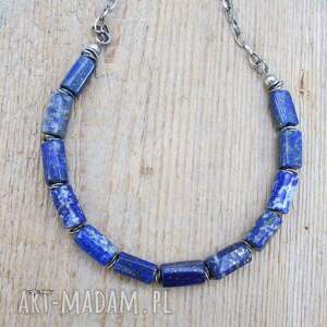 handmade naszyjniki naszyjnik lapis lazuli 447