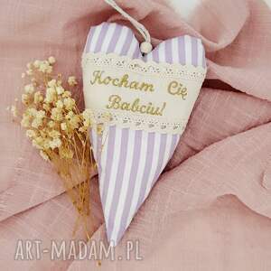 Prezent SERCE ZAWIESZKA Z HAFTEM na DZIEŃ BABCI, haft