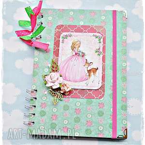 pamiętnik dla dziewczynki, notatnik, dziecko, księżniczka