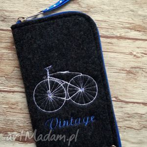 etui filcowe etui na telefon - vintage bike