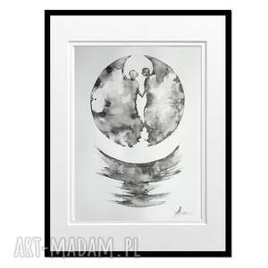 Somos Uno 8, grafika obraz ręcznie malowany