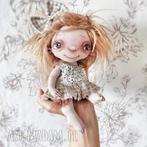 chochlik beatea e - piet artystyczna lalka kolekcjonerska, szmacianka, ręcznie