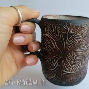 handmade ceramika kubek "tajemnica" 2