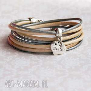 handmade dla siostry: nude & silver