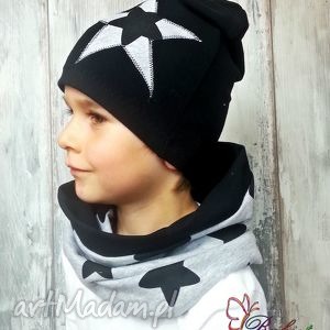 handmade czapki czapka kominn dla chłopca