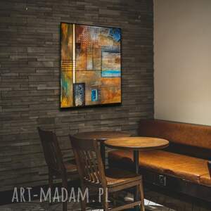 Poczekasz na mnie? Abstrakcja, semeniuk, obraz, design, sztuka