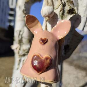 wolna chwila dzwonek ceramiczny zając wielkanoc, prezent, ogród