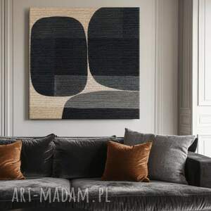 Obraz strukturalny Zakrocka Atelier 120x120 do salonu - CELOSO 