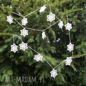łańcuch gwiazdki na święta, choinkę, dekoracje świąteczne ozdoby