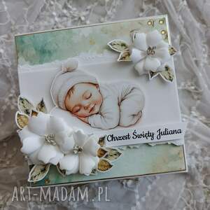 exploding box - pamiątka z okazji chrztu świętego, prezent na chrzest święty