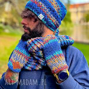 Męska czapka MERINO 50% “Górski potok” EXPLORER