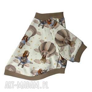 bluza dla psa z raglanowym rękawem pies w balonie rozmiar l
