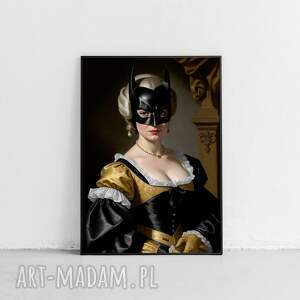 plakat batwoman - format 40x50 cm portret kobieta dziewczyna sztuka
