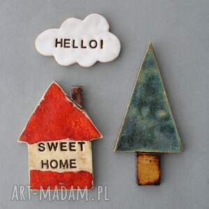 hello - magnesy ceramiczne, skandynawski minimalizm, design, święta, parapetówka