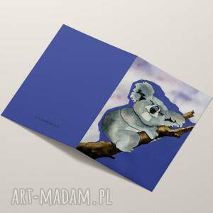 kartka okolicznościowa, na urodziny z koalą - Bednarczyk Ilu dom