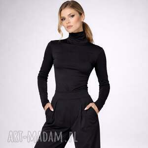 Bluzka z efektowna, z golfem, oryginalna, elegancka