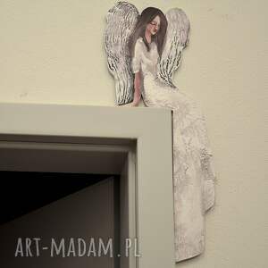 Prezent Anioł Opiekun, ręcznie malowane, parapetówka