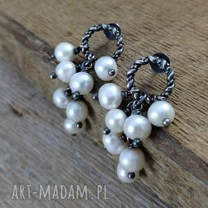 kolczyki - sztyfty z perłami