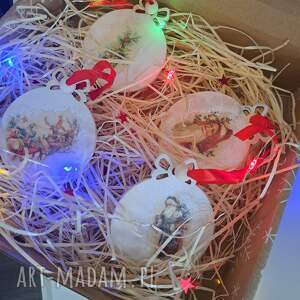 handmade prezenty pod choinkę zestaw świąteczny na choinkę