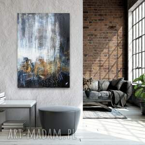 clarte no 2 - obraz 100x70 cm abstrakcja nowoczesna do salonu, ręcznie