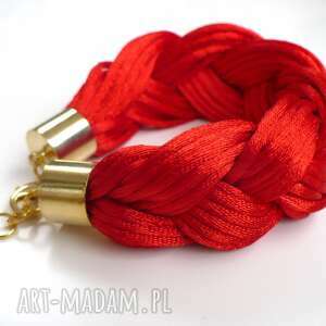 handmade satin! Collection - fiery red