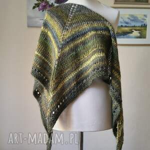 RĘCZNIE NA DRUTACH - Trawy oryginalna, szlachetna, wyjątkowa chusta