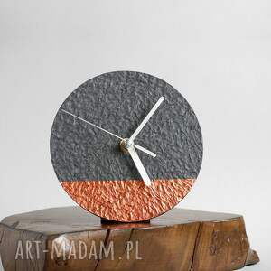 handmade zegary miedziany minimalistyczny zegar