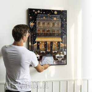 upominek Świąteczny Paryż - format 50x70 cm, plakat, plakaty