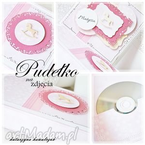 handmade scrapbooking kartki pudełko na zdjęcia