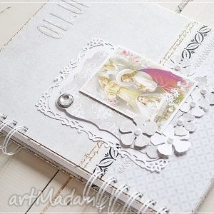 handmade scrapbooking albumy album - pierwsza komunia święta