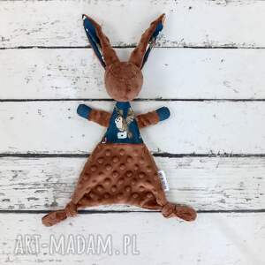 handmade maskotki luluś królik - dla niemowląt szkoła magii granat