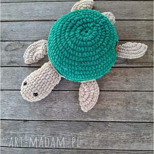 Prezent Pluszowy szydełkowy żółw, element dekoracji