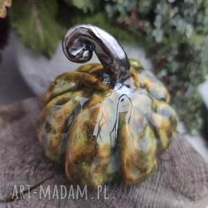 Dynia ceramiczna handmade - jesienna dekoracja do domu