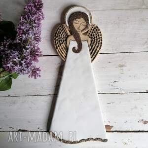 anioł ceramiczny - pula, komunia, ślub, chrzest, prezent dekoracje