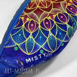 Kolorowa nerka z mandalą - prezent torebka