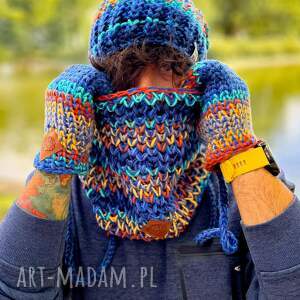 brain inside męski mały komin merino 50 górski potok z wełny premium